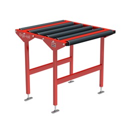 TABLE A ROULEAUX COURT + PATTES